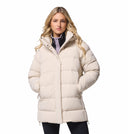 Columbia Ladies Amaze Puff Mid Dark Stone Hooded Winter Jacket