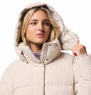 Columbia Ladies Amaze Puff Mid Dark Stone Hooded Winter Jacket