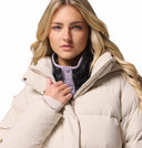 Columbia Ladies Amaze Puff Mid Dark Stone Hooded Winter Jacket