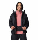 Columbia Ladies Black/Black Dobby Snowy Summit Insulated Winter Jacket