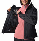 Columbia Ladies Black/Black Dobby Snowy Summit Insulated Winter Jacket