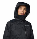 Columbia Ladies Black/Black Dobby Snowy Summit Insulated Winter Jacket
