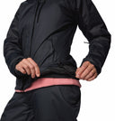 Columbia Ladies Black/Black Dobby Snowy Summit Insulated Winter Jacket
