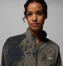 Columbia Ladies PFG Uncharted Cloud Black/Cloud Dye 1/2 Zip