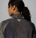 Columbia Ladies PFG Uncharted Cloud Black/Cloud Dye 1/2 Zip