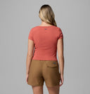 Columbia Ladies Pinetown Canyon Washed Red Rib SS Tshirt