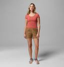 Columbia Ladies Pinetown Canyon Washed Red Rib SS Tshirt