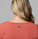 Columbia Ladies Pinetown Canyon Washed Red Rib SS Tshirt