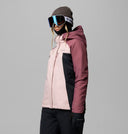Columbia Ladies Snowy Summit Mineral Pink/Black/Antique Mauve X Dye Insulated Winter Jacket