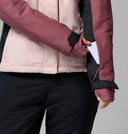 Columbia Ladies Snowy Summit Mineral Pink/Black/Antique Mauve X Dye Insulated Winter Jacket
