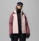 Columbia Ladies Snowy Summit Mineral Pink/Black/Antique Mauve X Dye Insulated Winter Jacket
