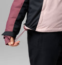 Columbia Ladies Snowy Summit Mineral Pink/Black/Antique Mauve X Dye Insulated Winter Jacket