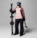 Columbia Ladies Snowy Summit Mineral Pink/Black/Antique Mauve X Dye Insulated Winter Jacket
