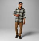 Columbia Men's Cornell Woods Sedona Sage Multi Buffalo Long Sleeve Flannel Shirt