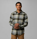 Columbia Men's Cornell Woods Sedona Sage Multi Buffalo Long Sleeve Flannel Shirt
