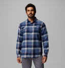 Columbia Men's Flare Gun Dark Mountain Daytrip Stretch Flannel LS Shirt