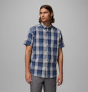 Columbia Men's Rapid Rivers II Dark Mountain/Base Plaid SS Shirt