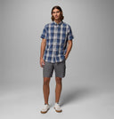 Columbia Men's Rapid Rivers II Dark Mountain/Base Plaid SS Shirt