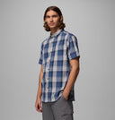 Columbia Men's Rapid Rivers II Dark Mountain/Base Plaid SS Shirt