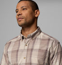 Columbia Men's Rapid Rivers II Flint Grey/Base Plaid SS Shirt
