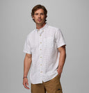 Columbia Men's Rapid Rivers Printed White/Wildflower SS Shirt