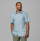 Columbia Men's Super Slack Tide Marine Light Gone Fishin SS Shirt