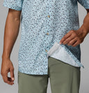 Columbia Men's Super Slack Tide Marine Light Gone Fishin SS Shirt