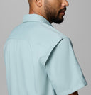 Columbia Men's Utilizer II Solid Crushed Blue SS Shirt