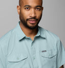 Columbia Men's Utilizer II Solid Crushed Blue SS Shirt