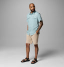 Columbia Men's Utilizer II Solid Crushed Blue SS Shirt