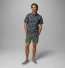 Columbia Men's Wild Cast Collegiate Navy Seasirens SS Shirt