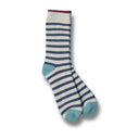 Wanakome Navy/Oatmeal Cosystripe Socks