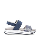 Remonte Ladies Blue/White Combination Jocelyn Sandal