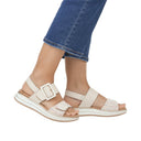 Remonte Ladies Beige Combination Jocelyn Sandal