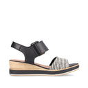 Remonte Ladies Black Combi D6453-01 Jerilyn Sandal