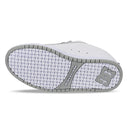 DC Mens White/Grey Court Graffik SQ Shoe