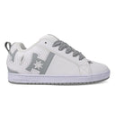 DC Mens White/Grey Court Graffik SQ Shoe