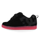 DC Ladies Court Graffik LW Black/Pink Skate Shoe
