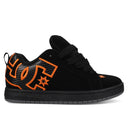 DC Men's Court Graffik Black/Orange Skate Shoe
