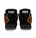 DC Men's Court Graffik Black/Orange Skate Shoe