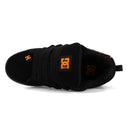 DC Men's Court Graffik Black/Orange Skate Shoe