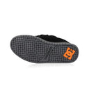 DC Men's Court Graffik Black/Orange Skate Shoe