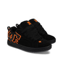 DC Men's Court Graffik Black/Orange Skate Shoe