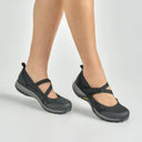 Dansko Ladies Primrose Black Burnished Suede Shoe