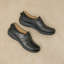 Dansko Ladies Sallie Black Waxy Burnished Shoe