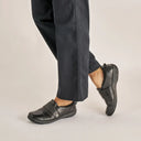 Dansko Ladies Sallie Black Waxy Burnished Shoe