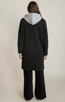 Dex Ladies Black Convertible Hooded Coat