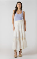 Dex Ladies Ecru Crochet Maxi Skirt