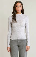 Dex Ladies Light Heather Grey Raglan LS Shirt