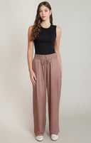 Dex Ladies Ribbed Black Tanktop